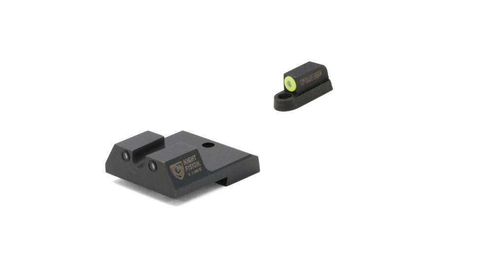 Sights Lasers Night Fision LLC Ready Series Perfect Dot NS Setw/Yellow Front + U Blk Rear for CZ-USA P-07 & P-09